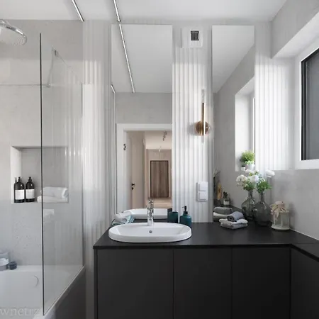 Apartament Przestrzen - Z Prywatnym Parkingiem, 2 Osobne Sypialnie - Kepa Park - By Spaceapart